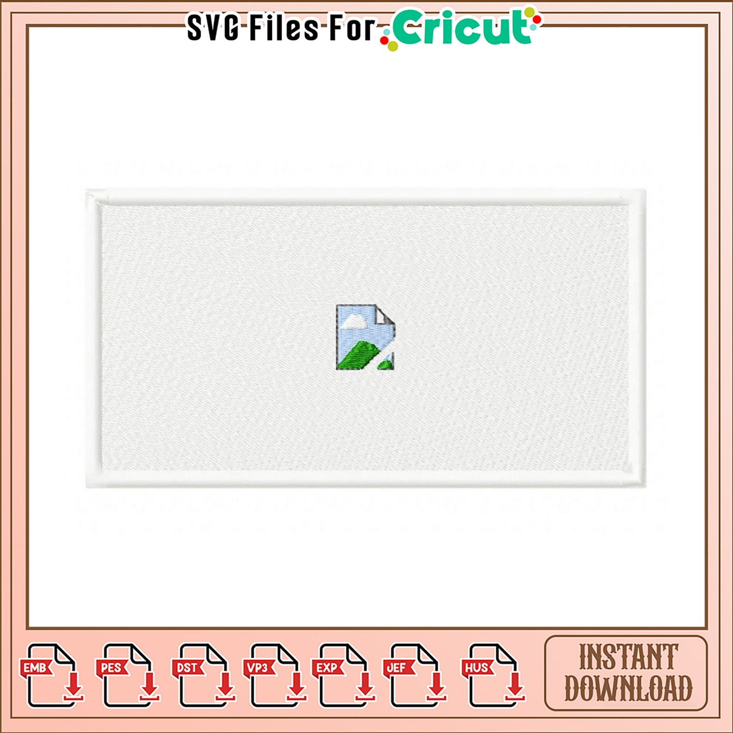 Image File Embroidery Design Instant Download