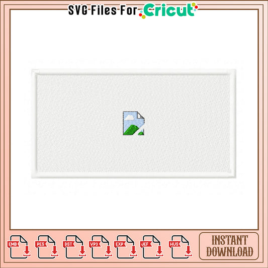 Image File Embroidery Design Instant Download