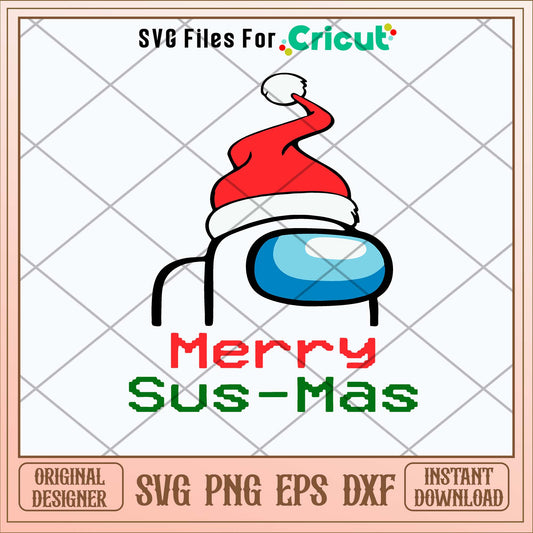 Imagen Merry Sus Mas Among Us Svg