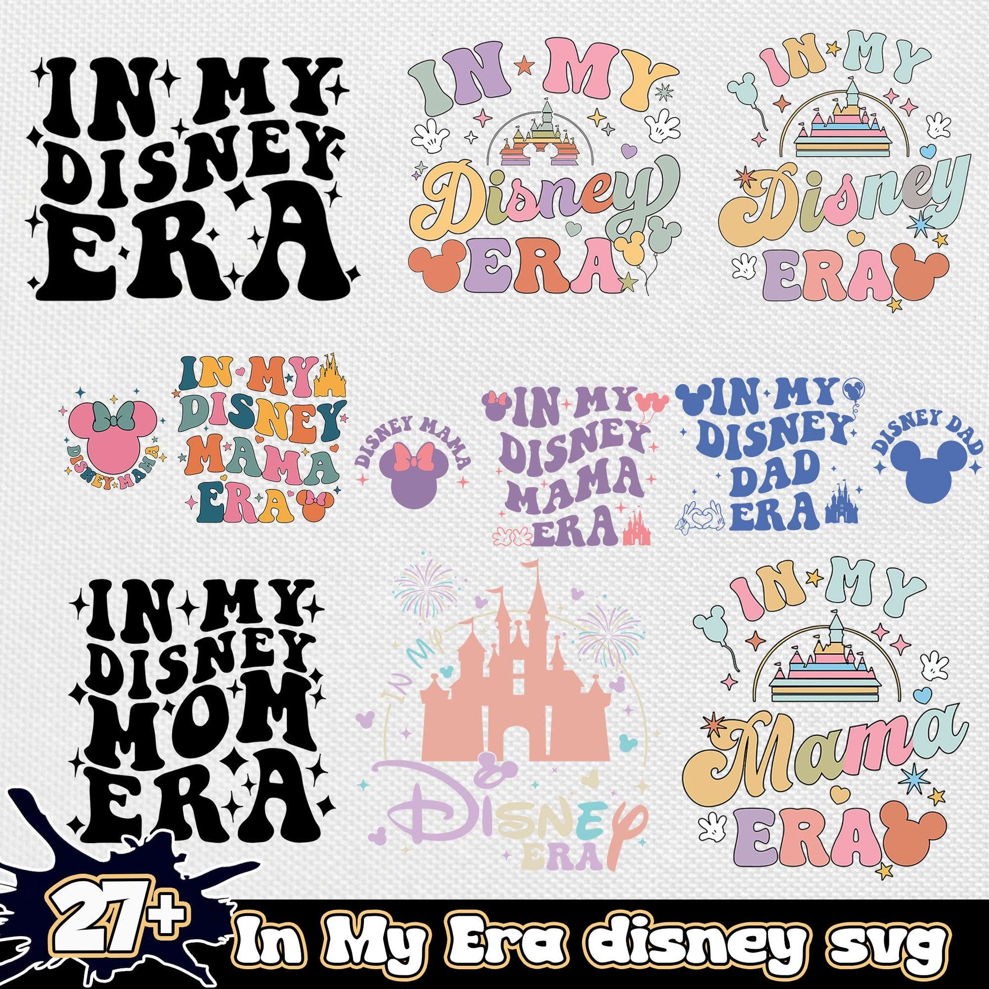 In my disney era design bundle svg, quotes disney​ svg, disney svg