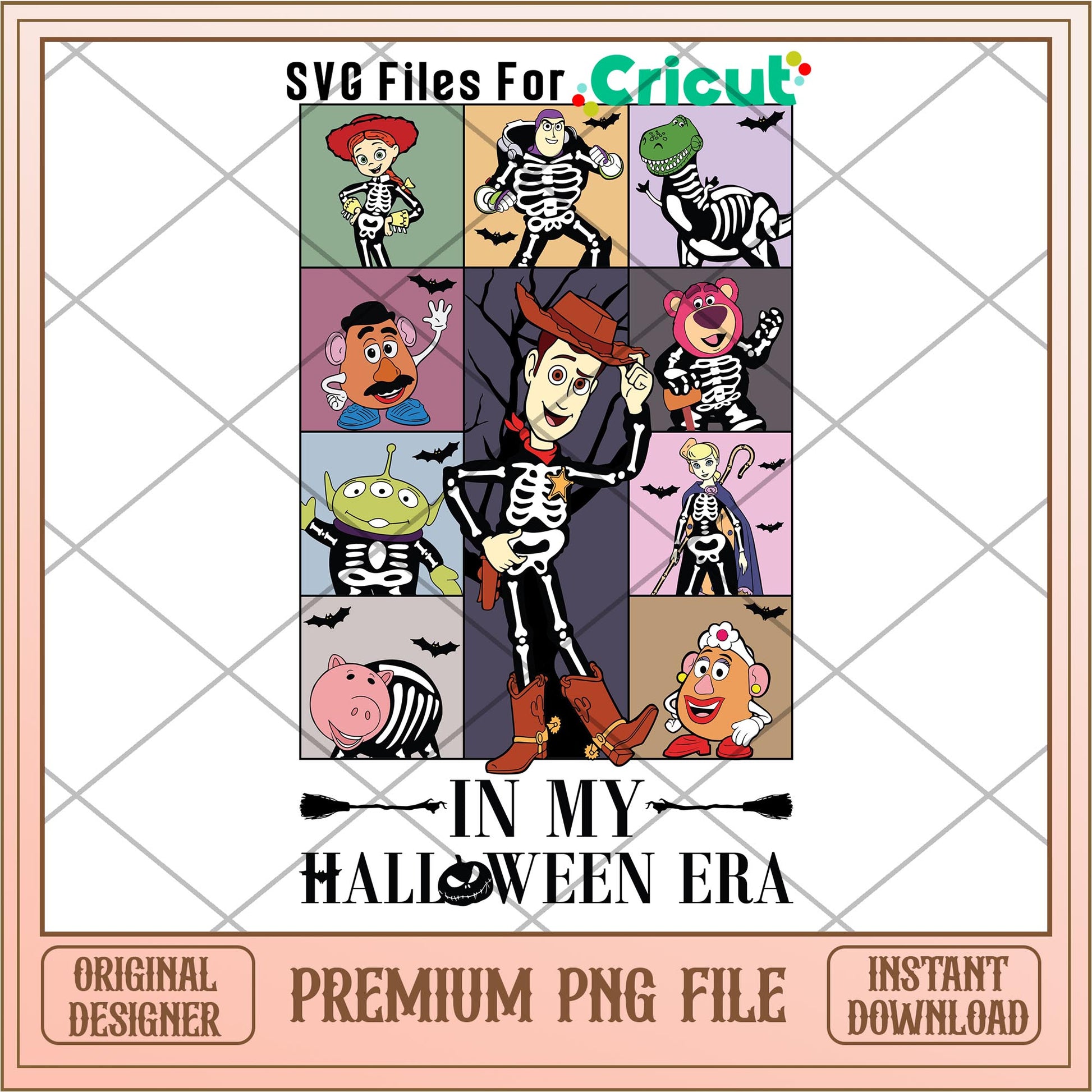 In My Halloween Era png, Toy Story Characters png, Digital Download