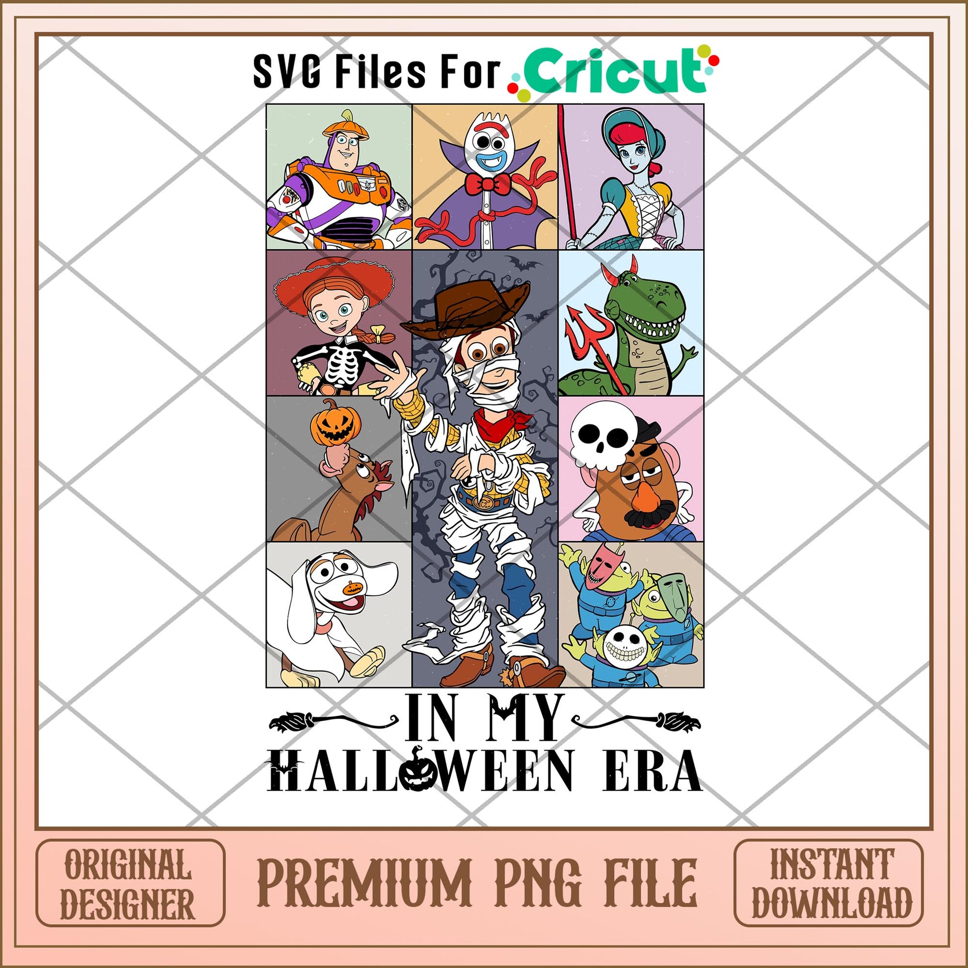 In my halloween era toy story png, toy story png, halloween png