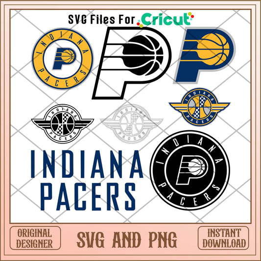 Indiana Pacers logo svg, Indiana Pacers svg bundle, NBA svg 