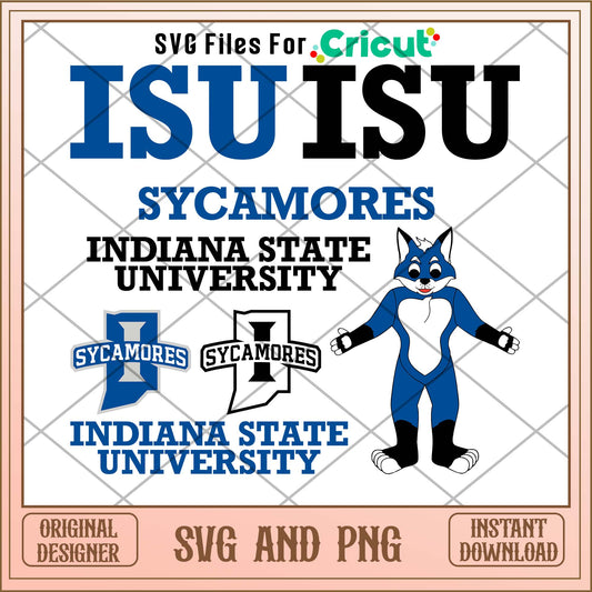Indiana State Sycamores svg, Indiana State Sycamores svg bundle, NCAA svg