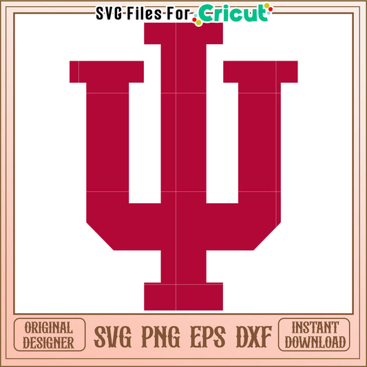 Indiana University Logo SVG File, Perfect for Cricut Projects and Crafts