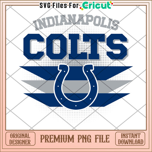 Indianapolis Colts PNG File for Cricut, Premium Quality Instant Download