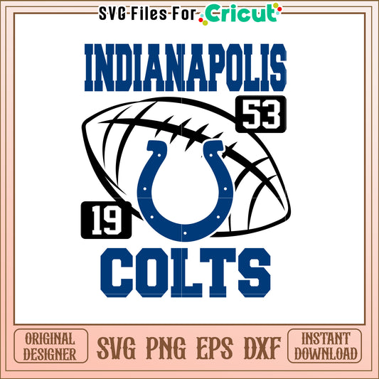 Indianapolis Colts SVG Design Great for Fans