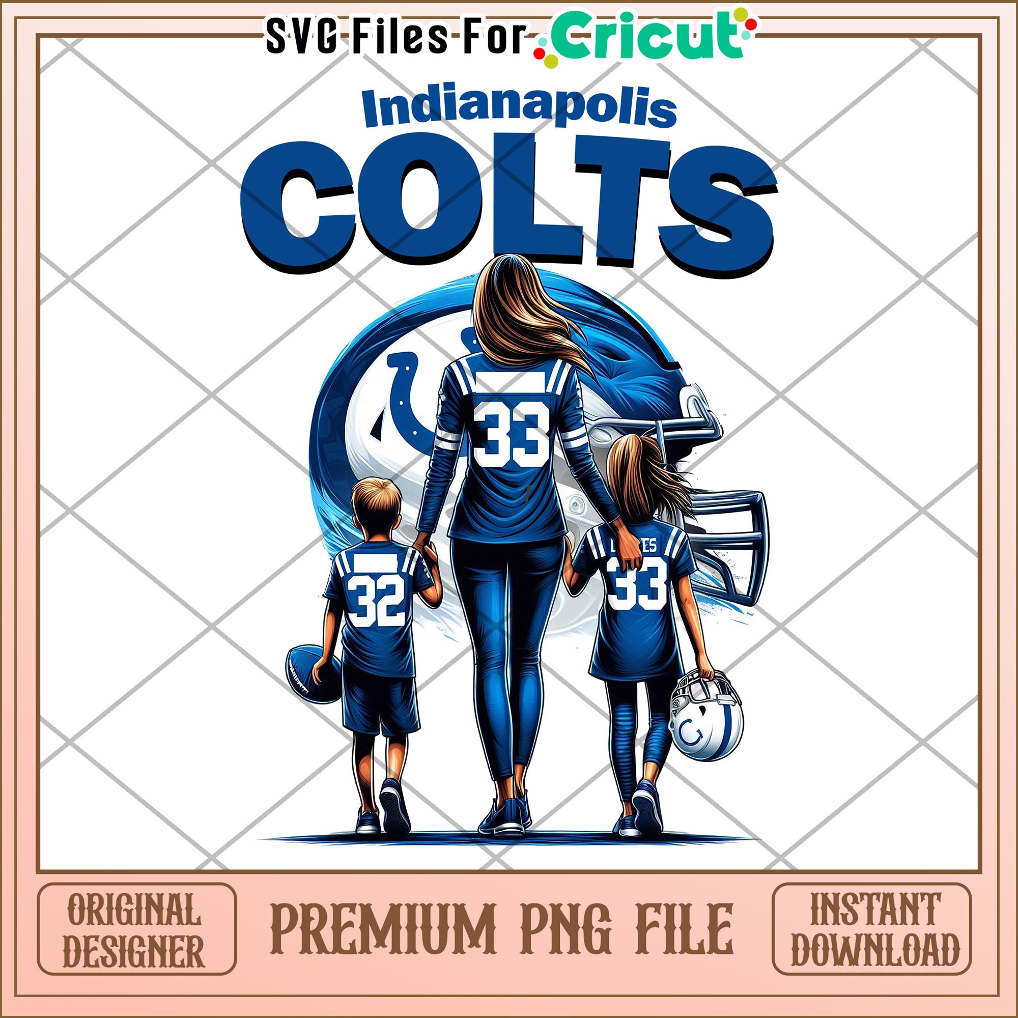 Indianapolis Colts family design for sports fans, premium PNG download ...