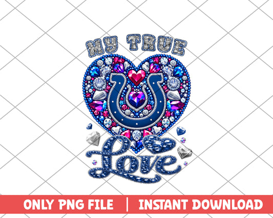 Indianapolis Colts my true love png, Indianapolis Colts png