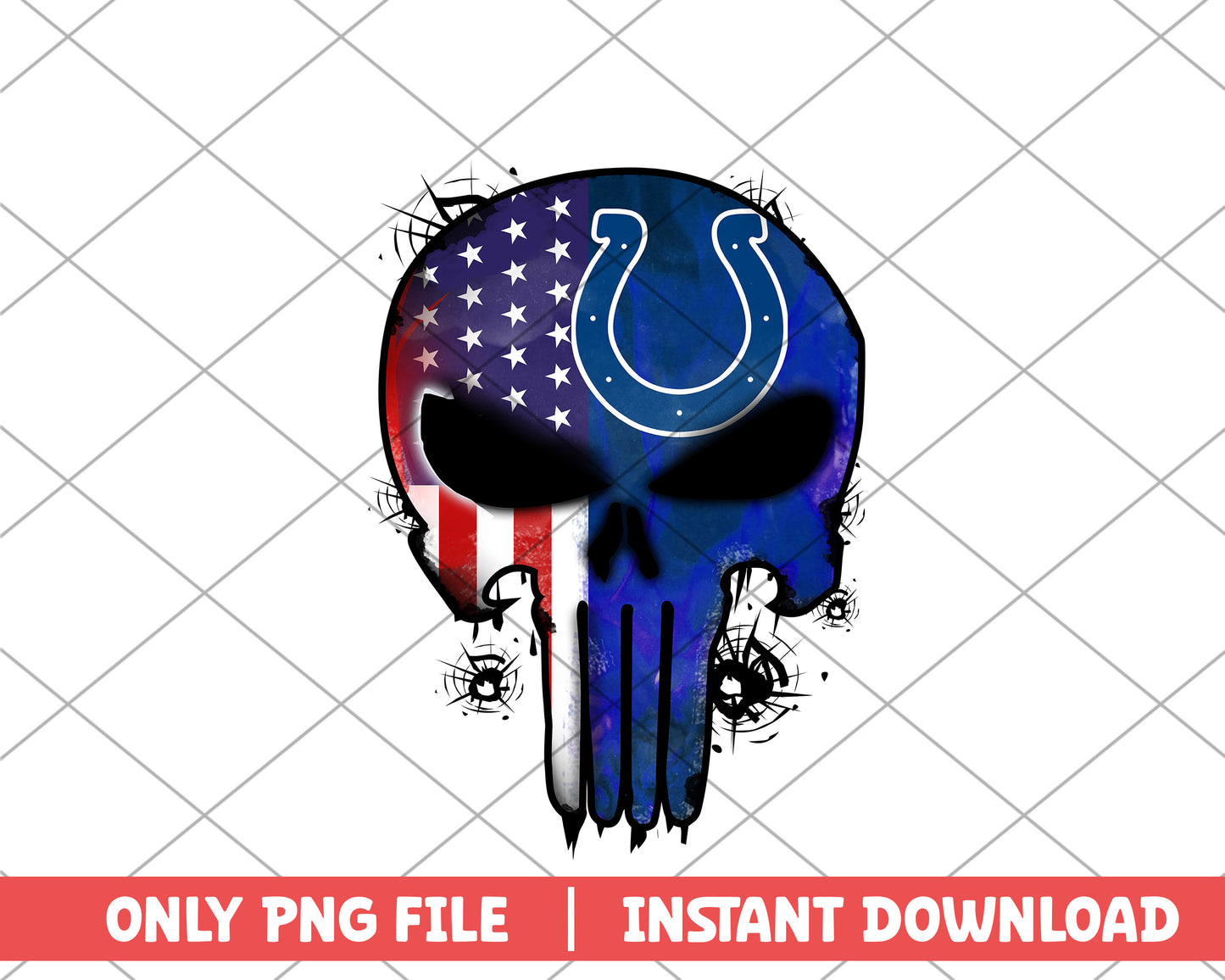 Indianapolis Colts punisher png, Indianapolis Colts png