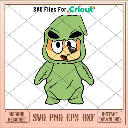 Indy bluey oogie boogie svg, The Nightmare Before Christmas svg, Digital Download