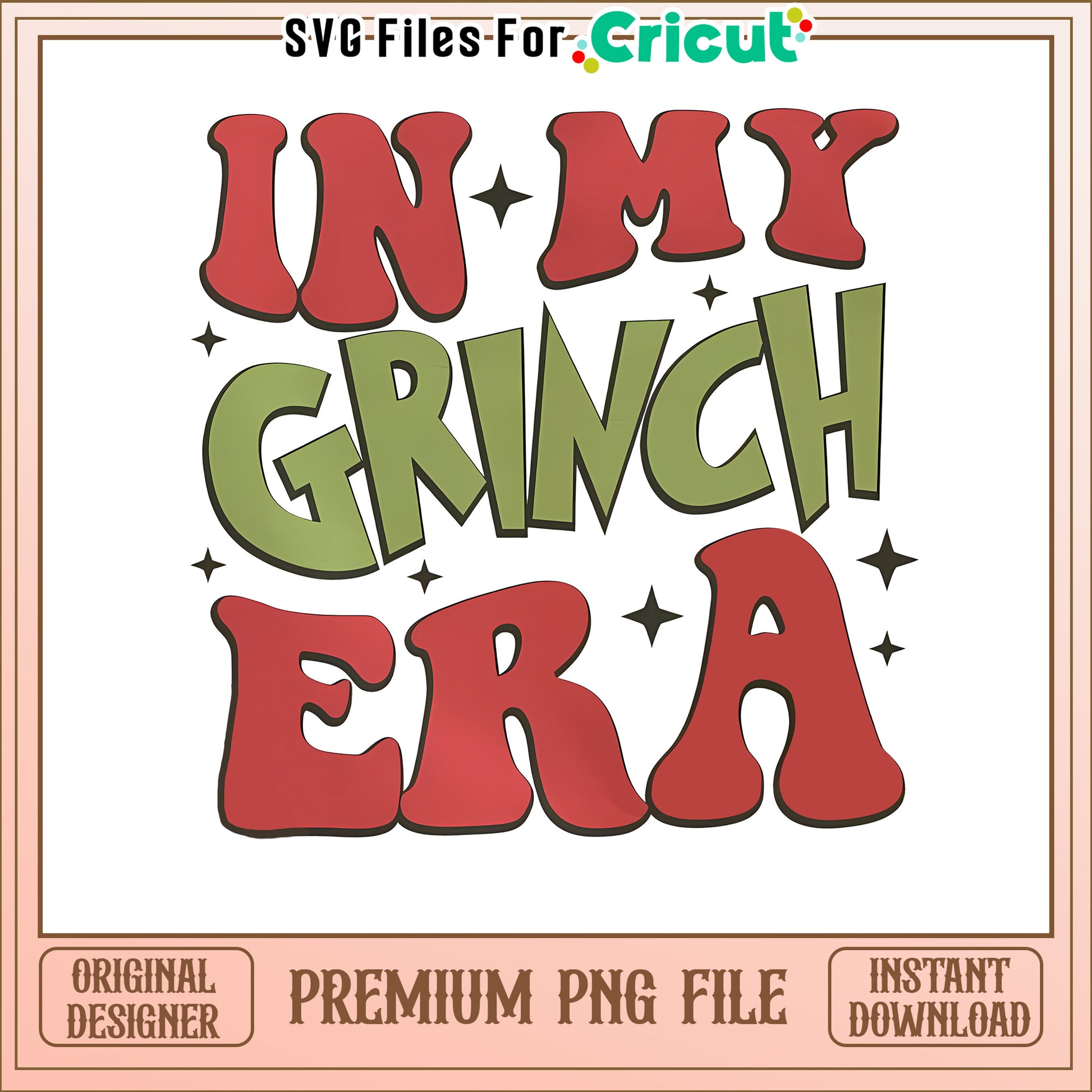 In my era grinch merry christmas svg, the grinch that stole christmas​ svg