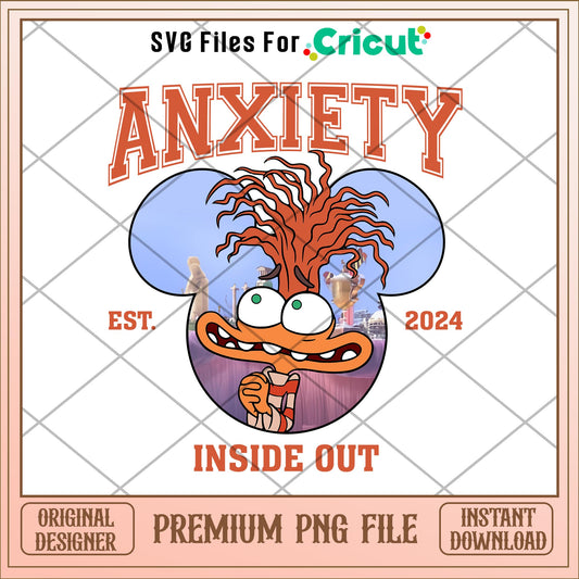 Anxiety est 2024 Inside out 2 png