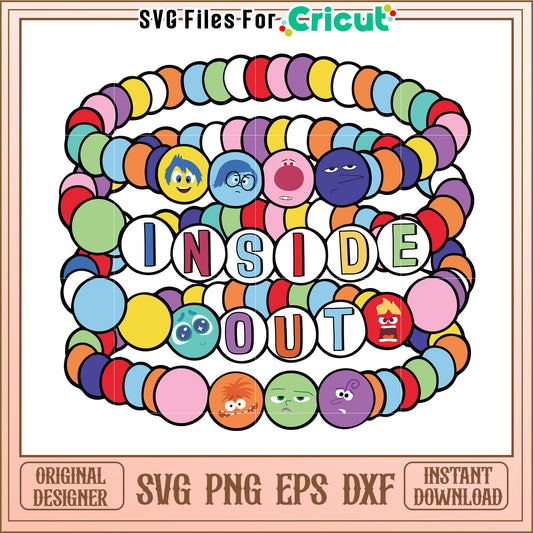 Inside Out Bracelet SVG Cut File