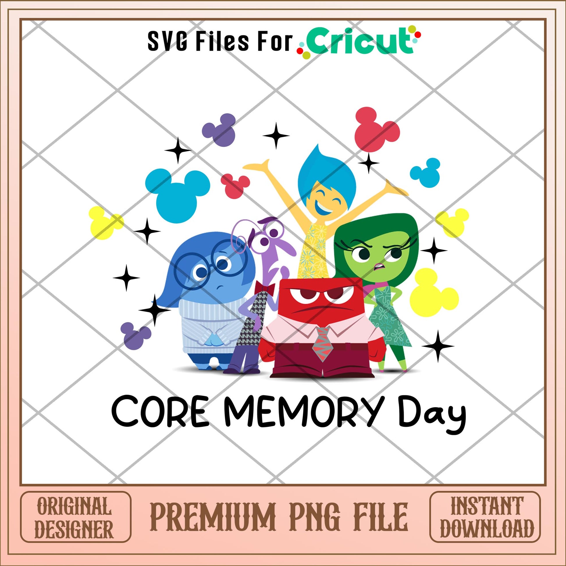 Core memory day Inside out 2 png – svg files for cricut