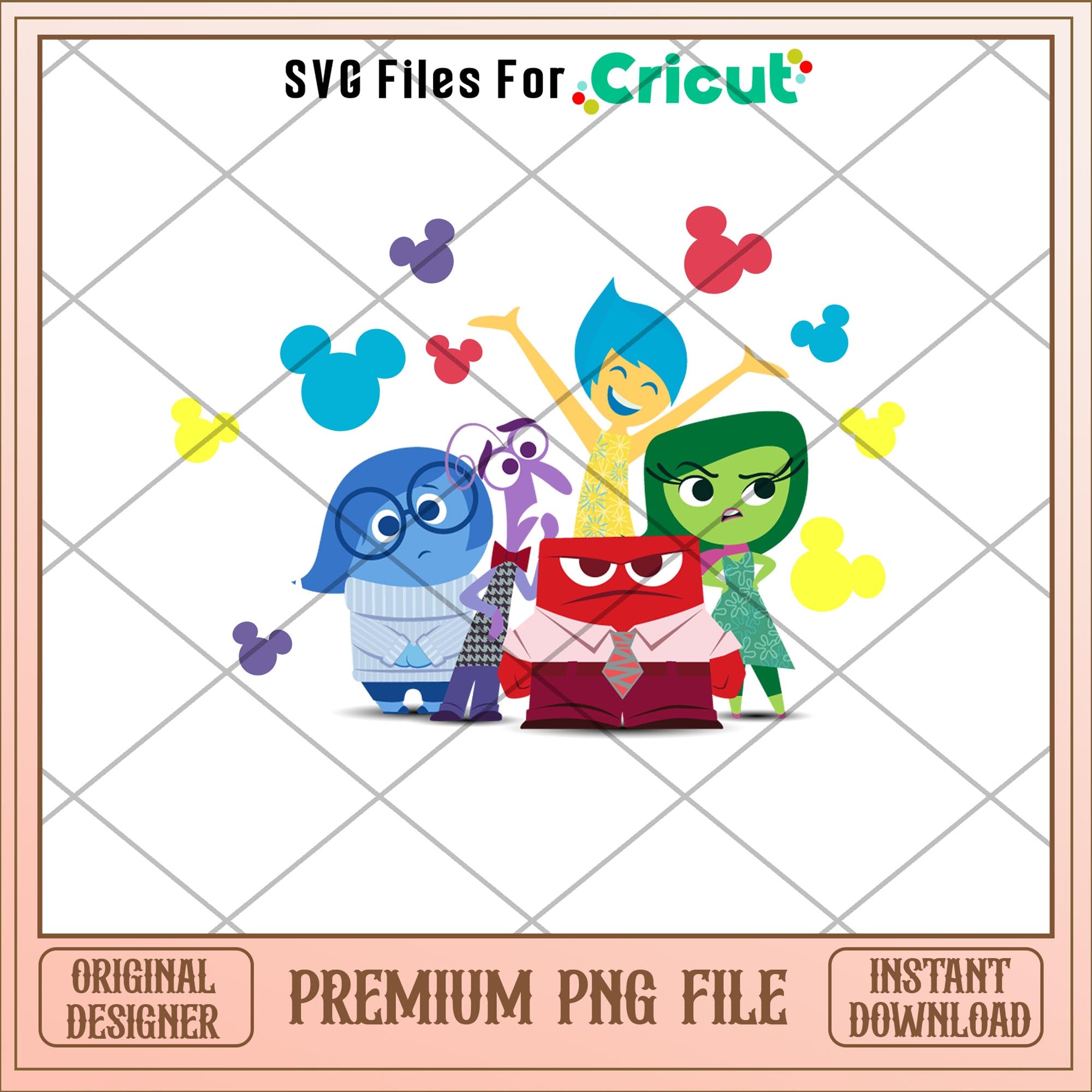 Inside Out File Room Mickey and Inside out 2 png – svg files for cricut