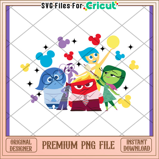 Inside Out Disney PNG Design