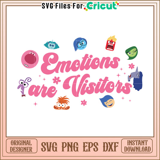 Inside Out Emotions SVG Cricut Cut File