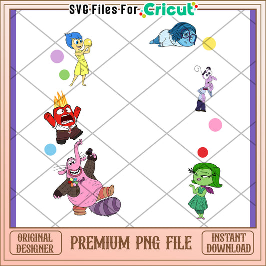 Inside Out PNG Characters Download