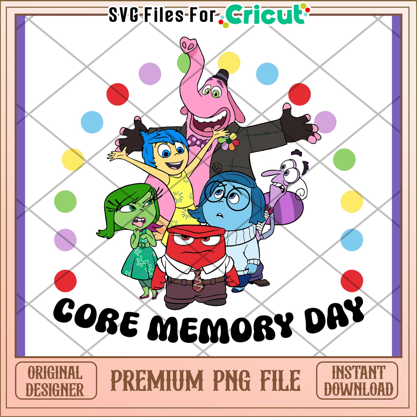 Inside Out PNG Core Memory Day Design