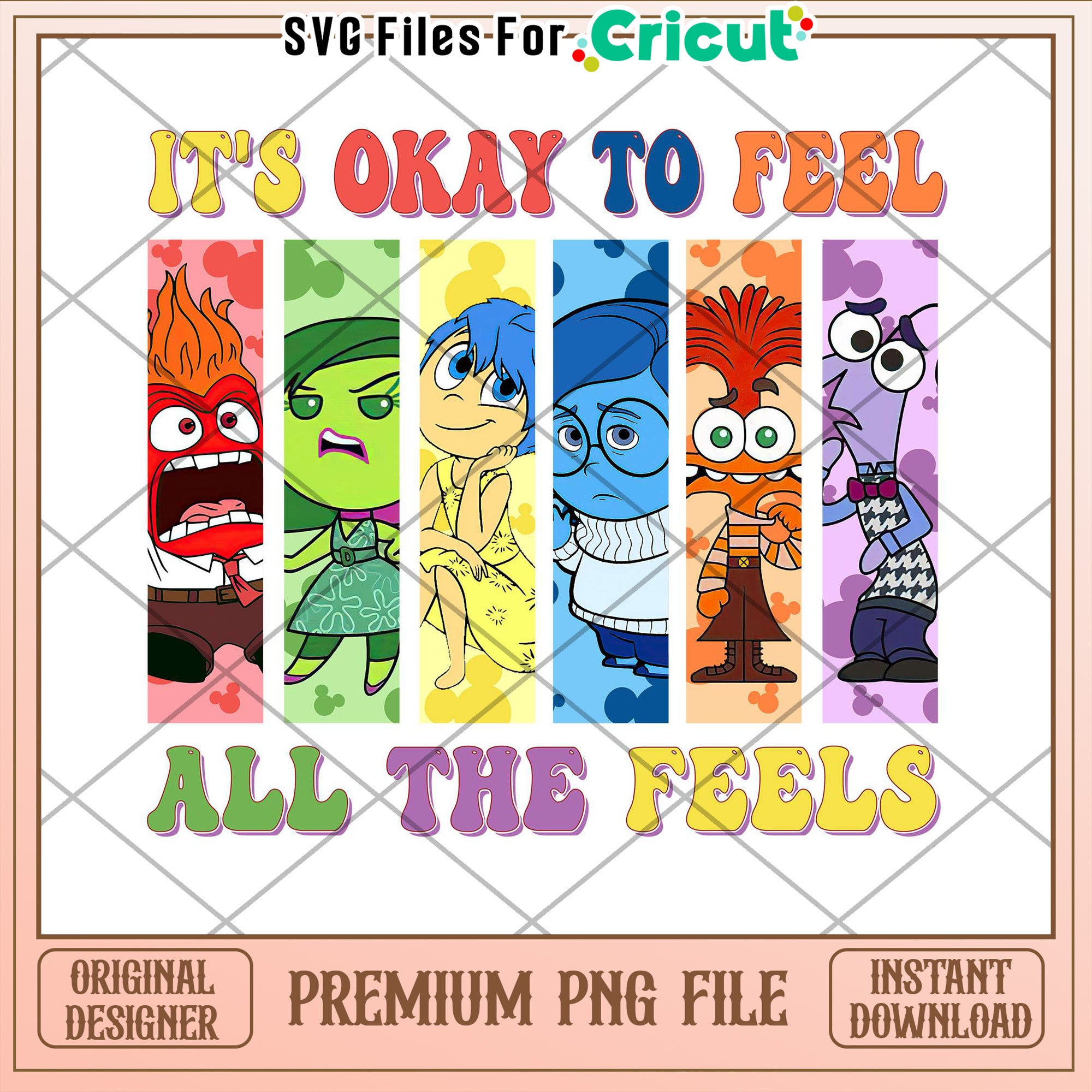 Inside Out PNG File All The Feels – svg files for cricut