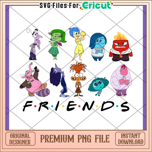 Inside Out PNG Friends Characters