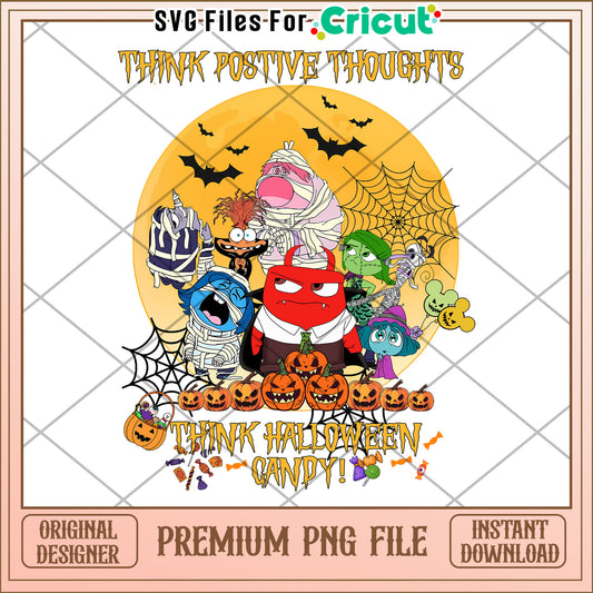 Inside out halloween png, halloween horror nights png, autumn png