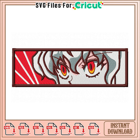 Intense Eyes Embroidery Design for Unique Projects