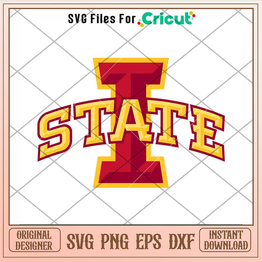 Iowa State Cyclones Logo Svg, Iowa State Cyclones Svg, NCAA Svg