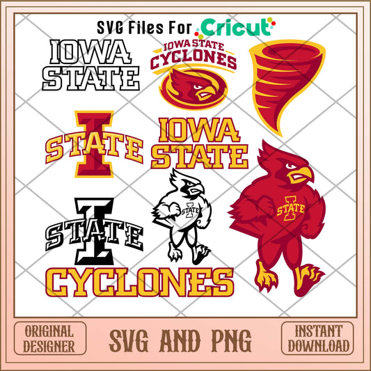 Iowa State Cyclones svg, Iowa State Cyclones svg bundle, NCAA svg