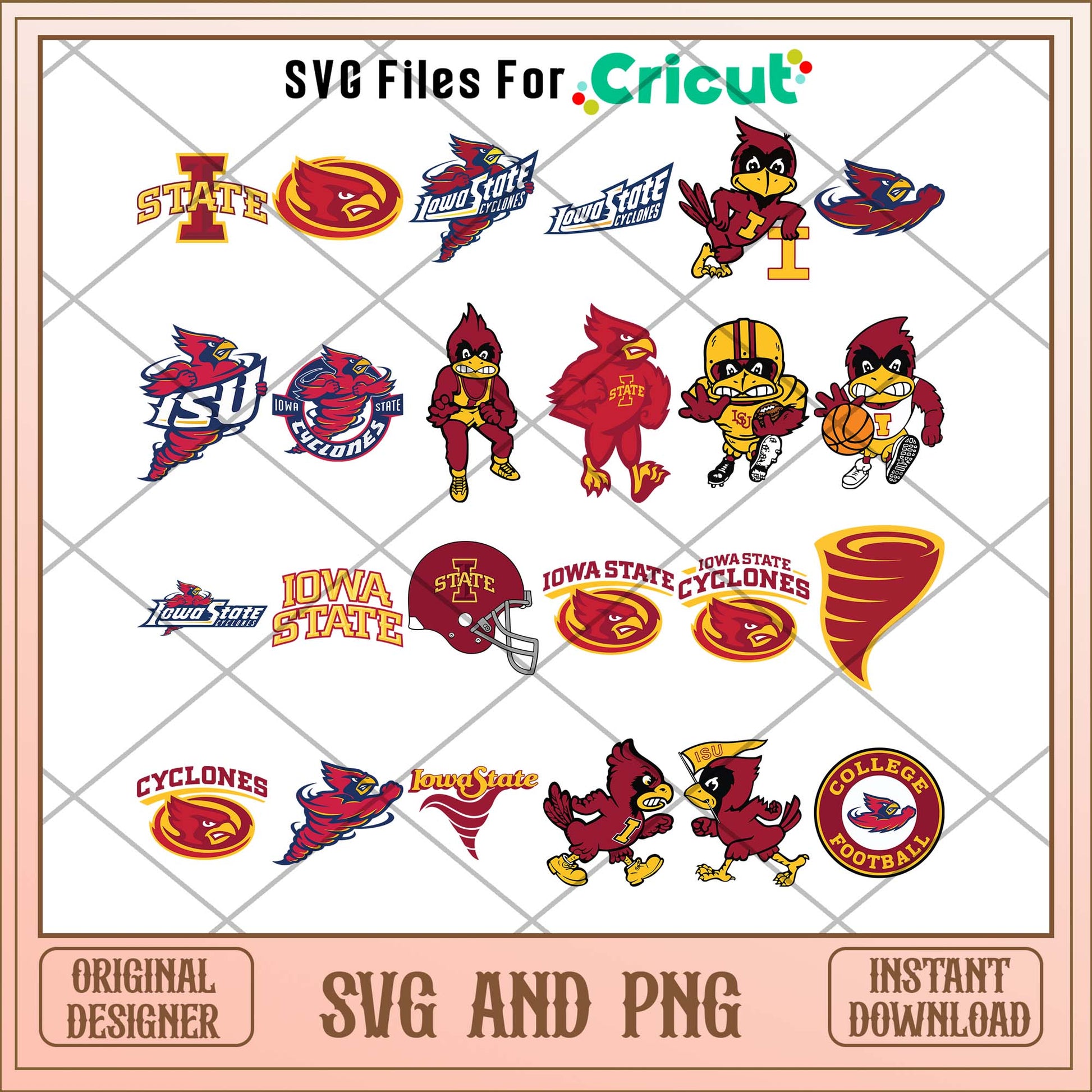 Iowa state Cyclones svg, Iowa state svg bundle, NCAA svg