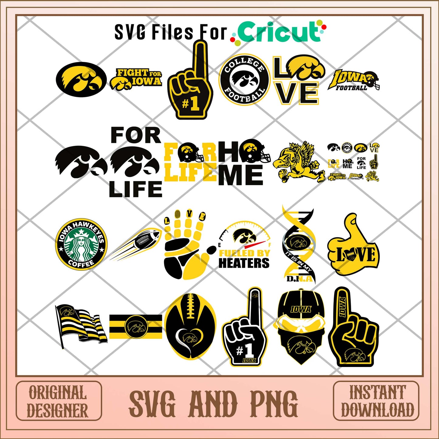 Iowa Hawkeyes svg, Iowa Hawkeyes svg bundle, NCAA svg