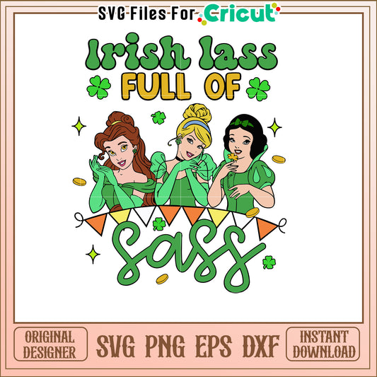 Irish Lass SVG Full of Sass