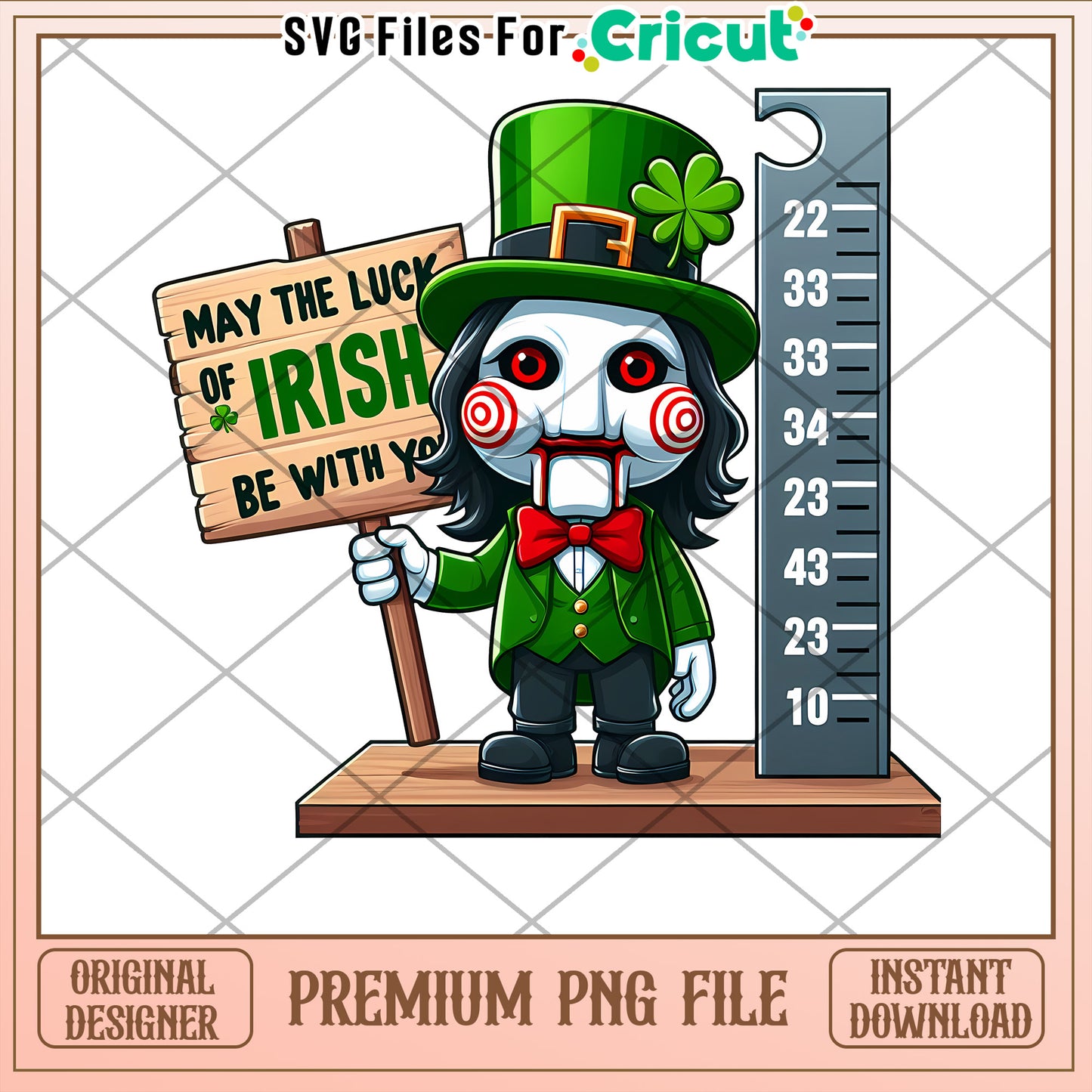 Irish Leprechaun Jigsaw PNG Design