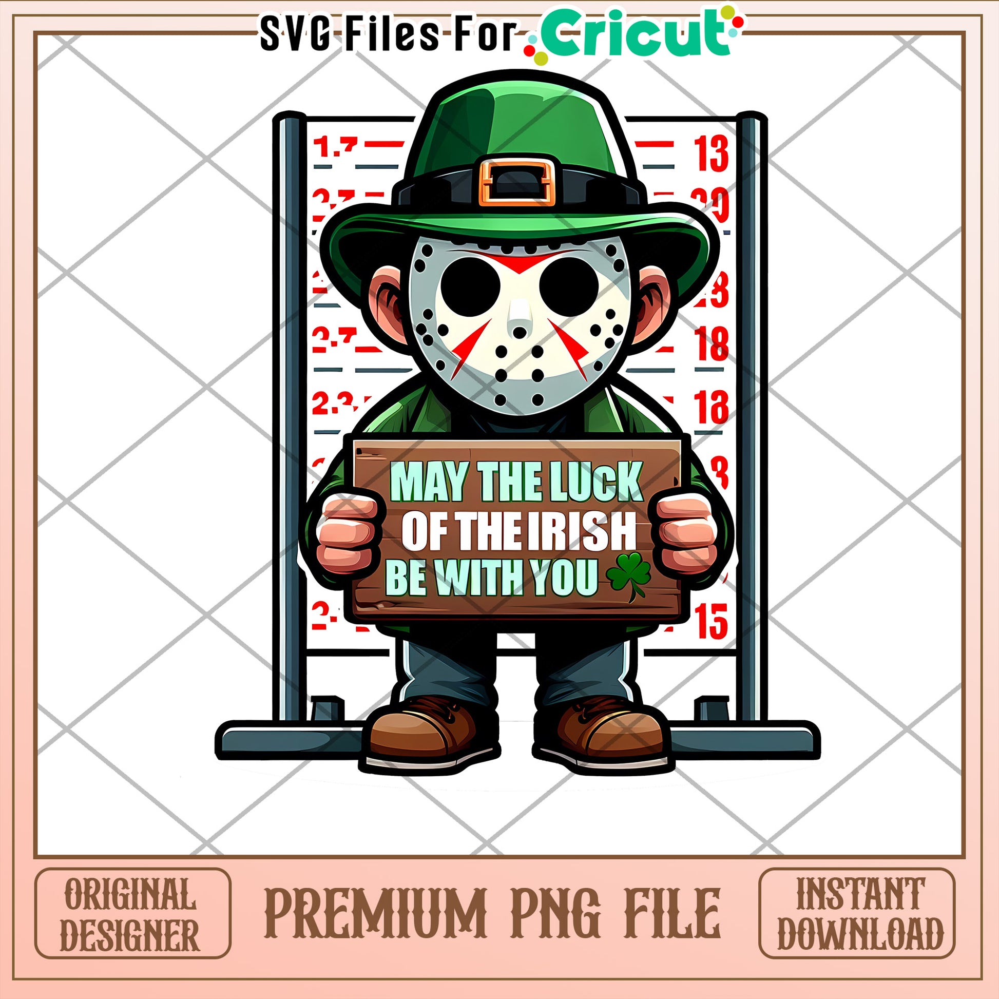 Irish Leprechaun PNG May the Luck Be With You