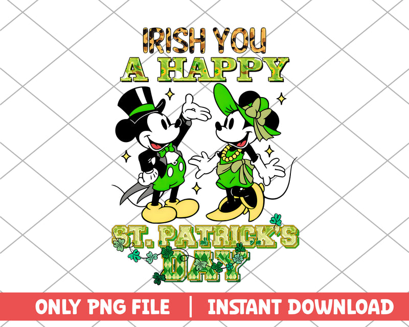 Irish you a happy st.patrick day png 