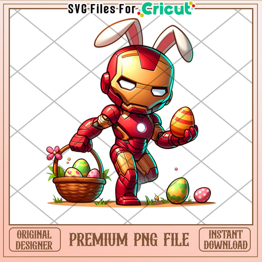 Iron Man Easter Bunny PNG Download