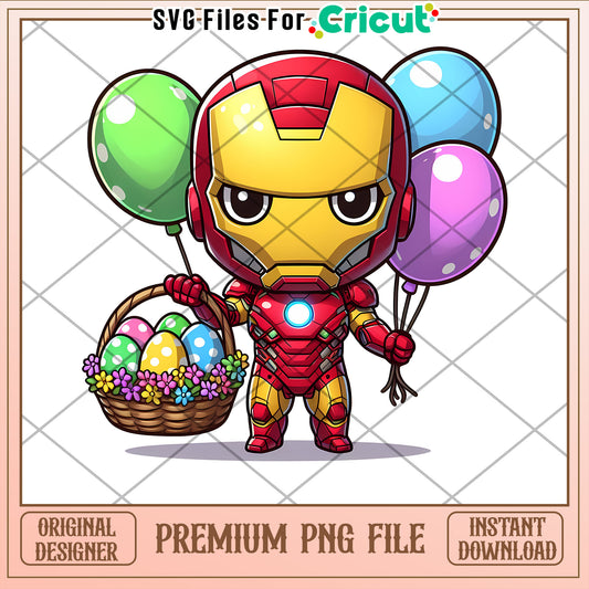 Iron Man Easter PNG Instant Download