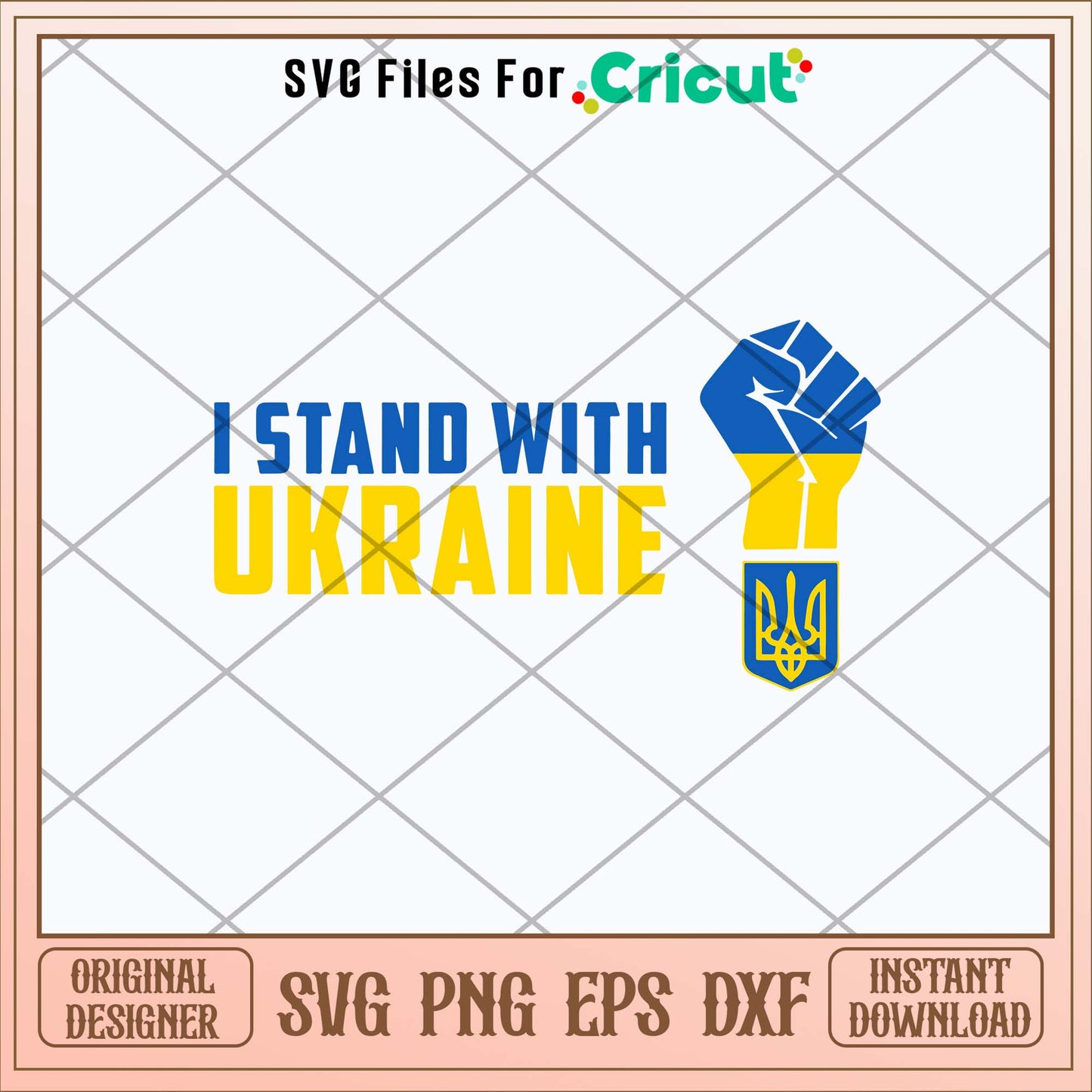 I stand with Ukraine Svg