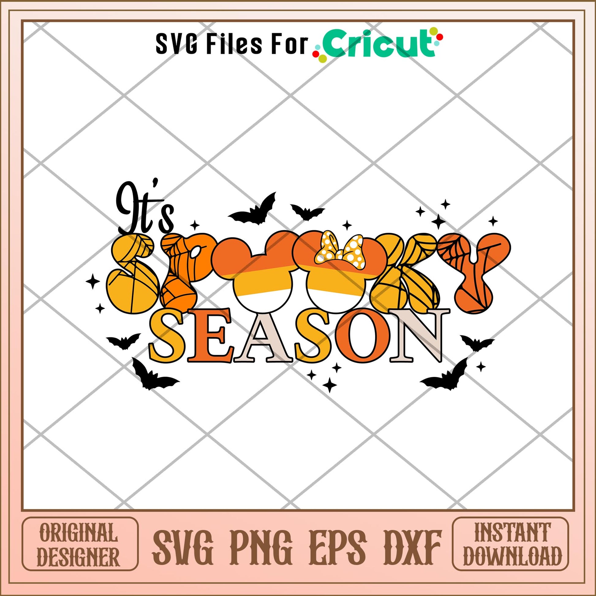 It's Spooky Season Title svg, Disney characters svg, Digital Download