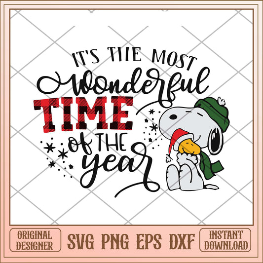 It's the most wonderful time of the year svg 2, Snoopy time svg bundle