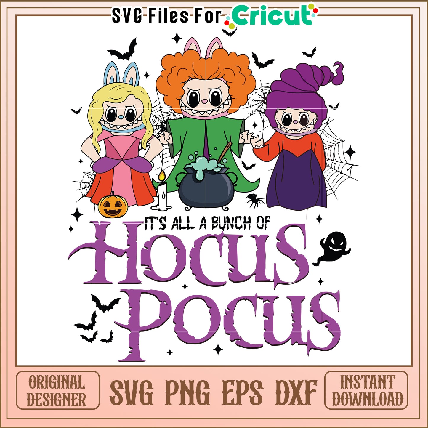It's all a bunch of hocus pocus svg, happy halloween svg, spirit halloween svg