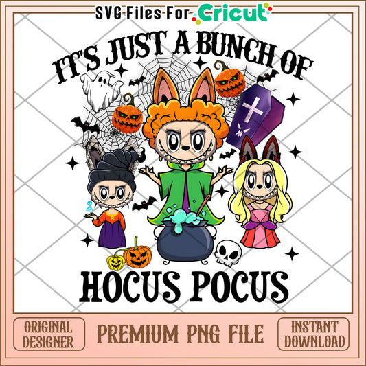 It's just a bunch of hocus pocus png, halloween png, horror characters png