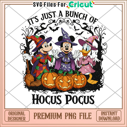 It's just a hocus pocus png, halloween season png, halloween decor png