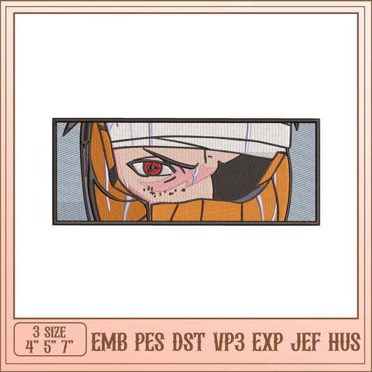 Itachi Sharingan Embroidery Design