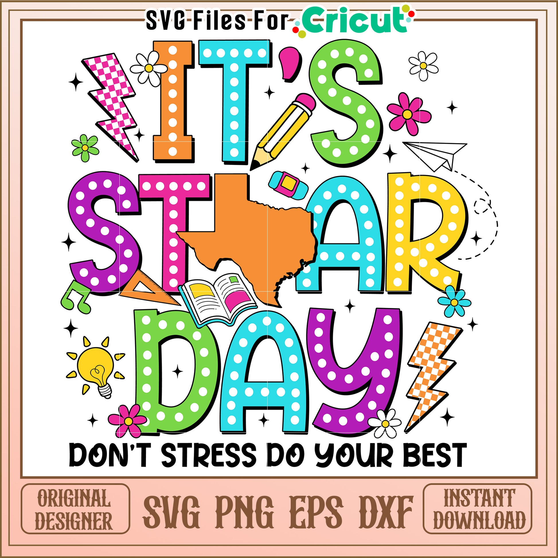 Its Star Day SVG Cut File Cricut PNG EPS DXF