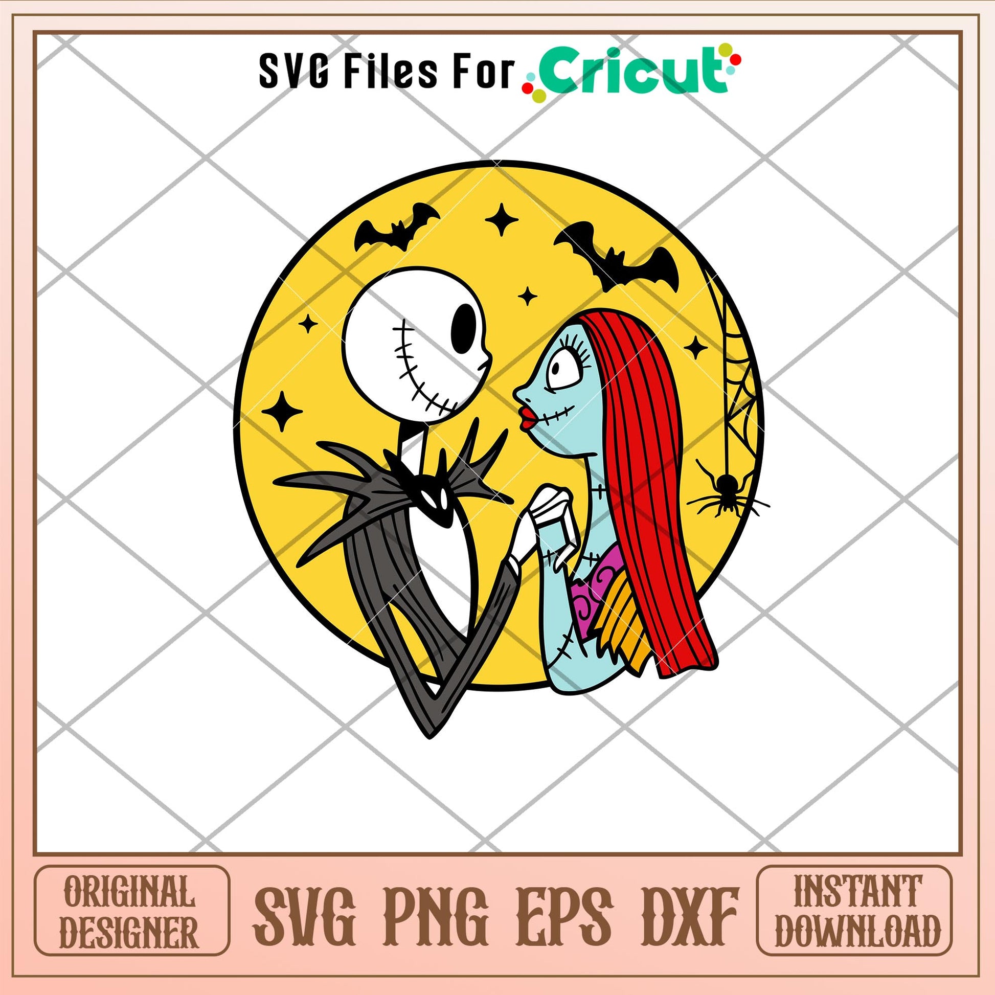 Jack And Sally Skellington, Jack And Sally Skellington Svg