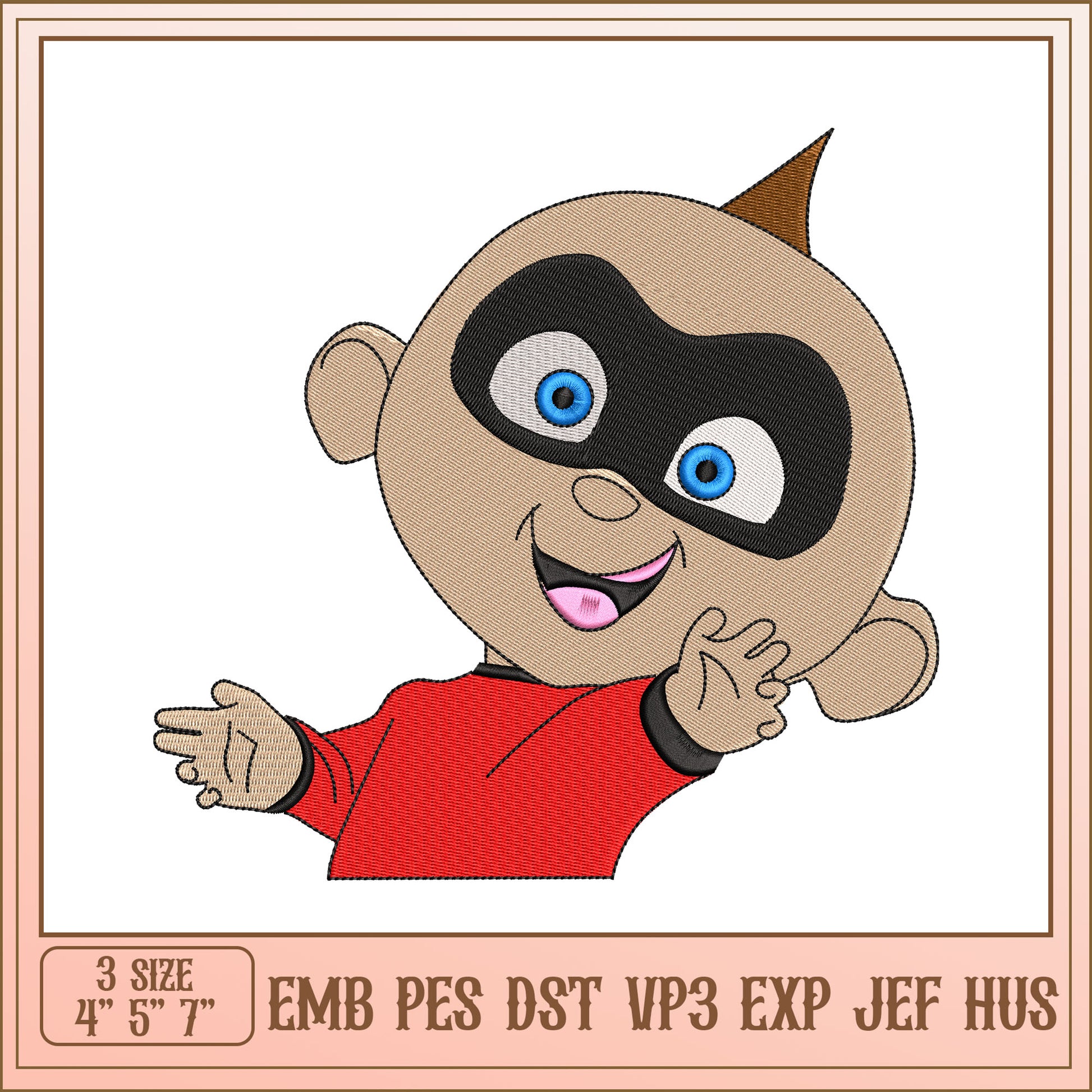 Jack Jack Embroidery Design