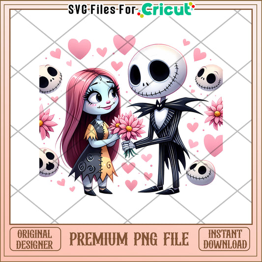 Jack Sally PNG Sublimation Valentine