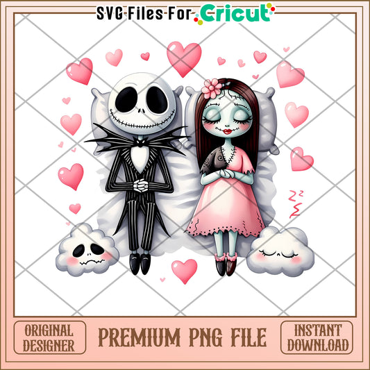 Jack Sally PNG Valentines Day Couple